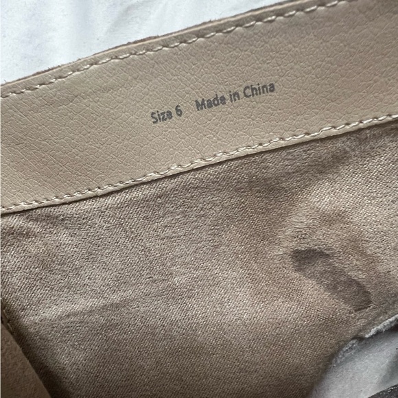 Dolce Vita Volli Suede Pointed Toe Bootie Boot Tan Western Womens Size 6 - Picture 6 of 7